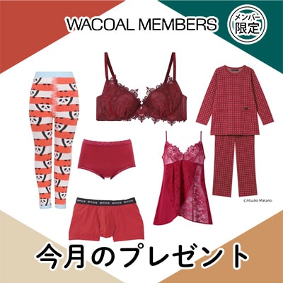 【今月プレゼント】WACOAL MEMBERS メンバー限定<12月>
